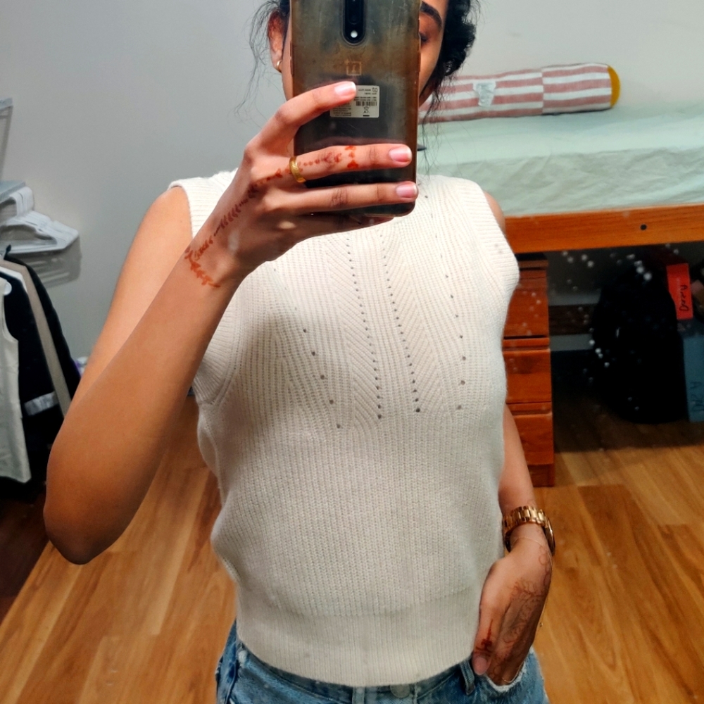 Mango sweater vest